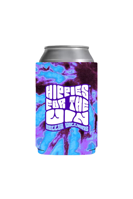 Hippies For The Win Tie Dye Koozie