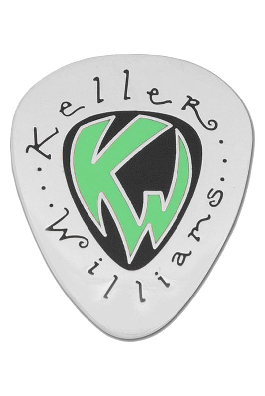 Glow In The Dark Guitar Pic Lapel Pin