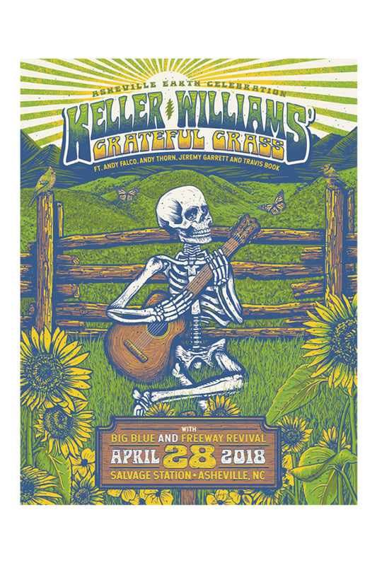 Grateful Grass Poster
