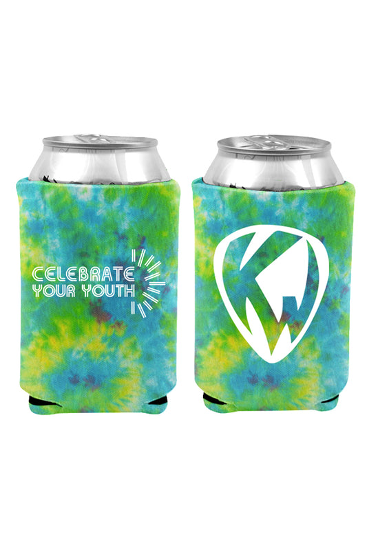 Celebrate Koozie (Green Tie Dye)
