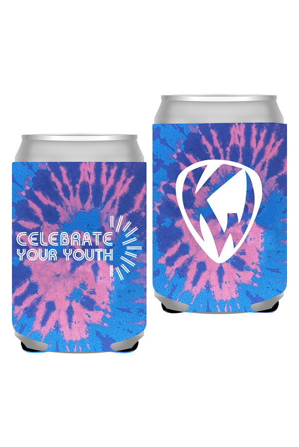 Celebrate Koozie (Purple Tie Dye)