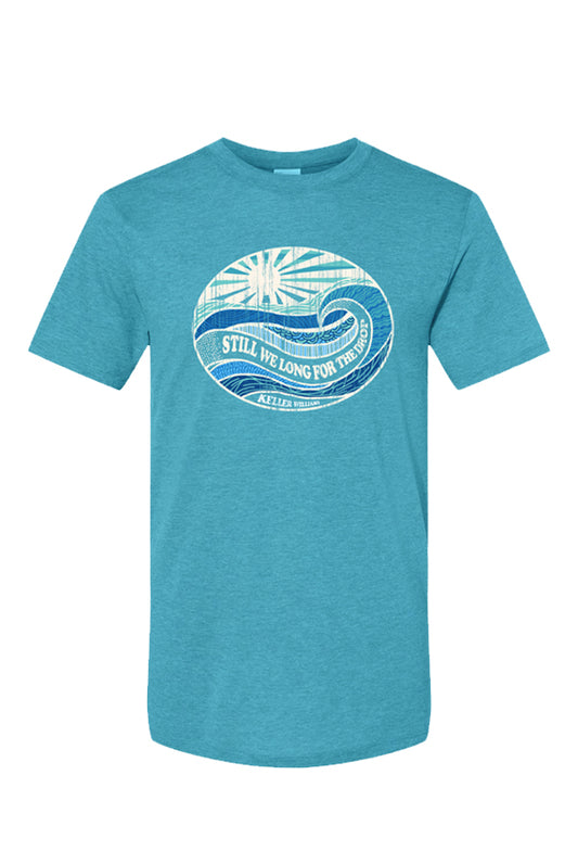 Long for the Drop Tee (Aqua Triblend)