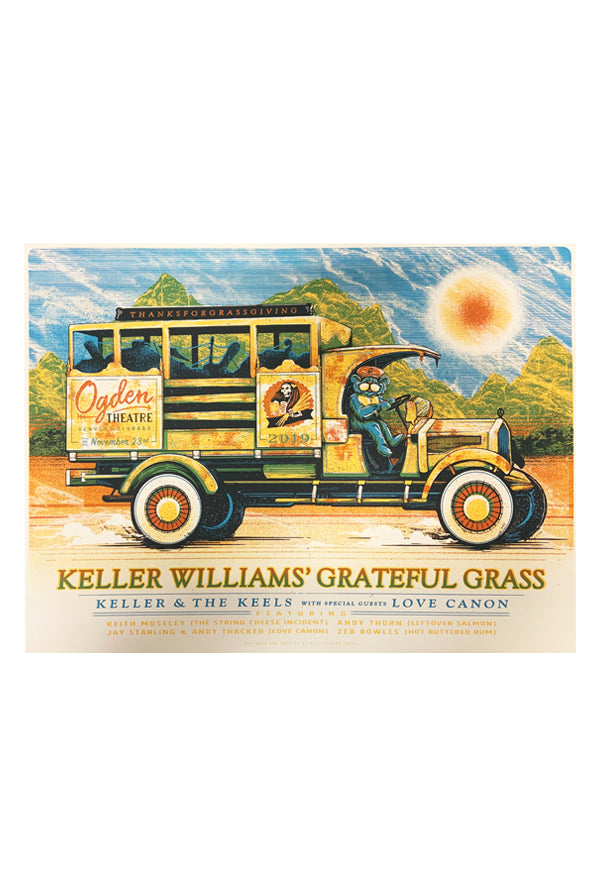 Denver Grateful Grass Poster 2019