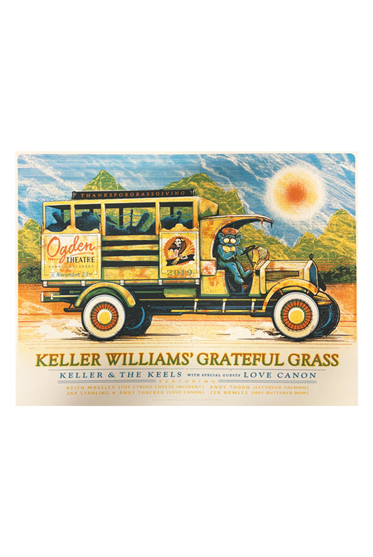 Denver Grateful Grass Poster 2019