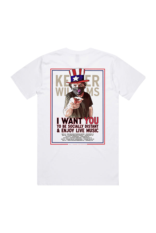 I Want You Tee (White)