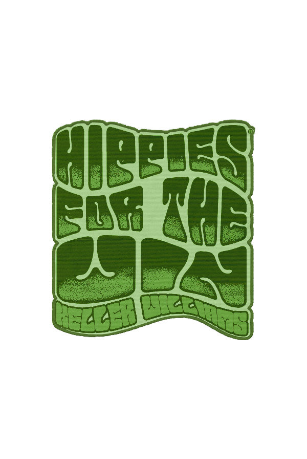 Hippies For The Win Patch (Green)