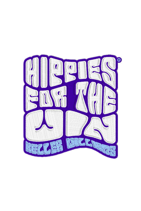 Hippies For The Win Patch (Purple)