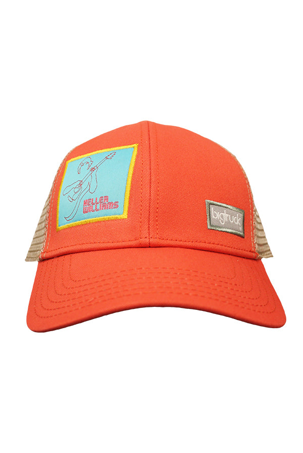 Big Truck Patch Cap (Coral)