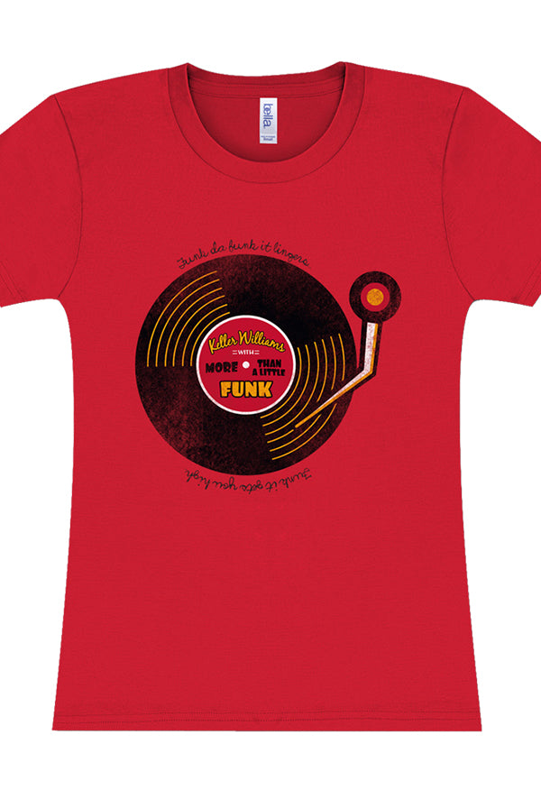Funk More Than A Little Ladies Tee (Red)