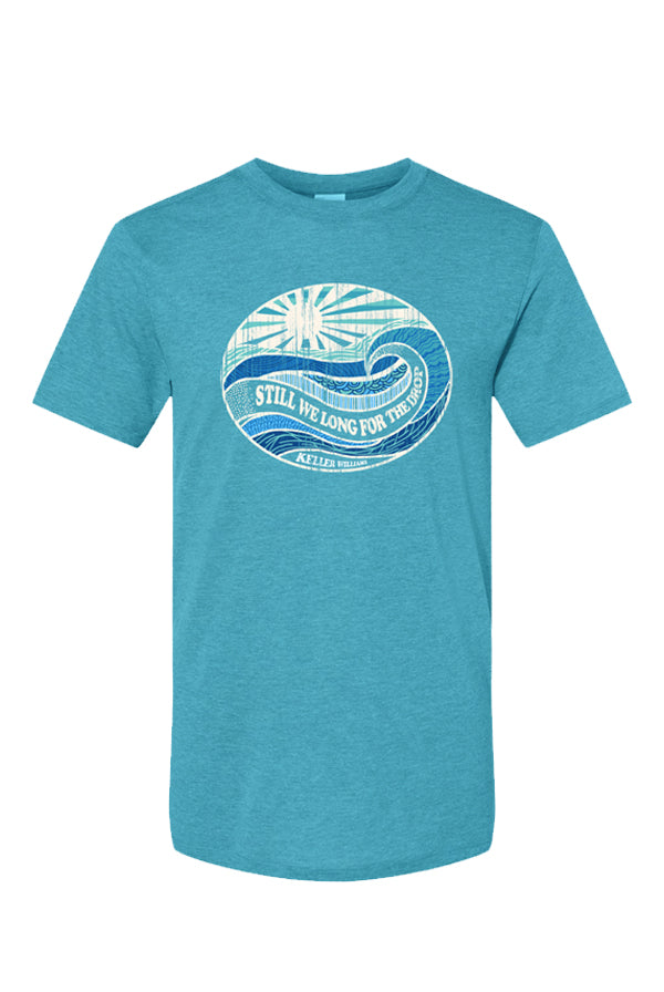 Long for the Drop Tee (Aqua Triblend)