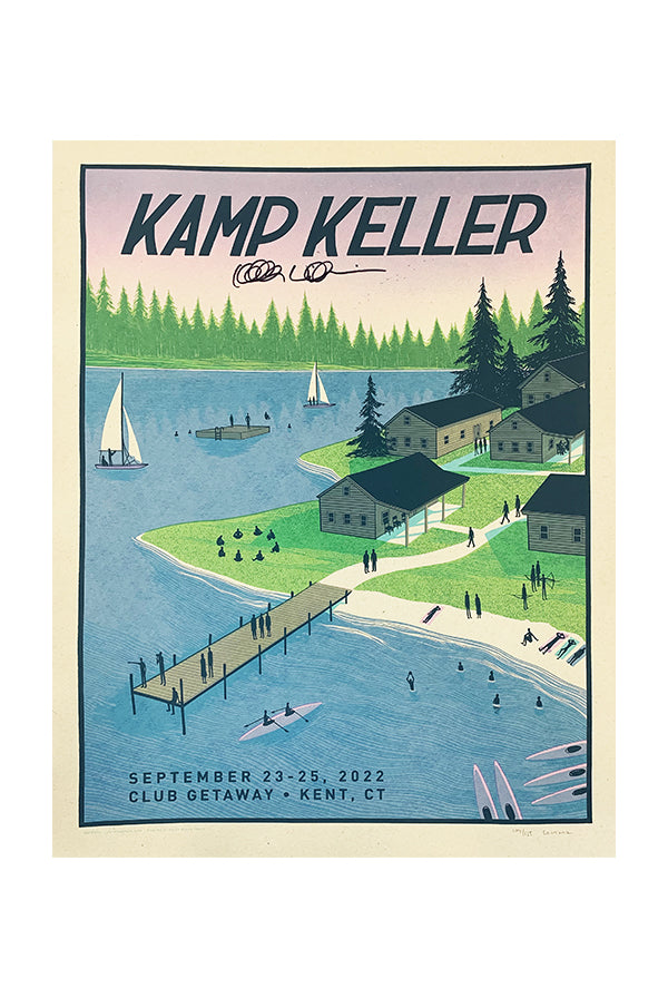 Kamp Keller Poster Signed by Keller