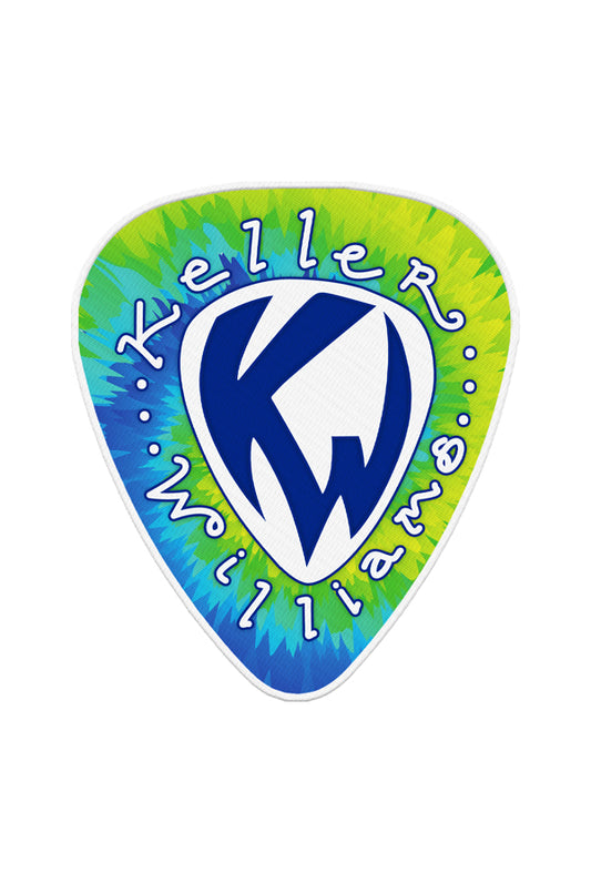 Velcro Tie Dye Pick Logo Patch