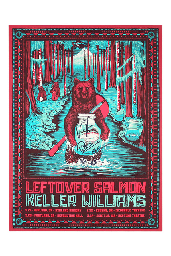 Signed Leftover Salmon Poster