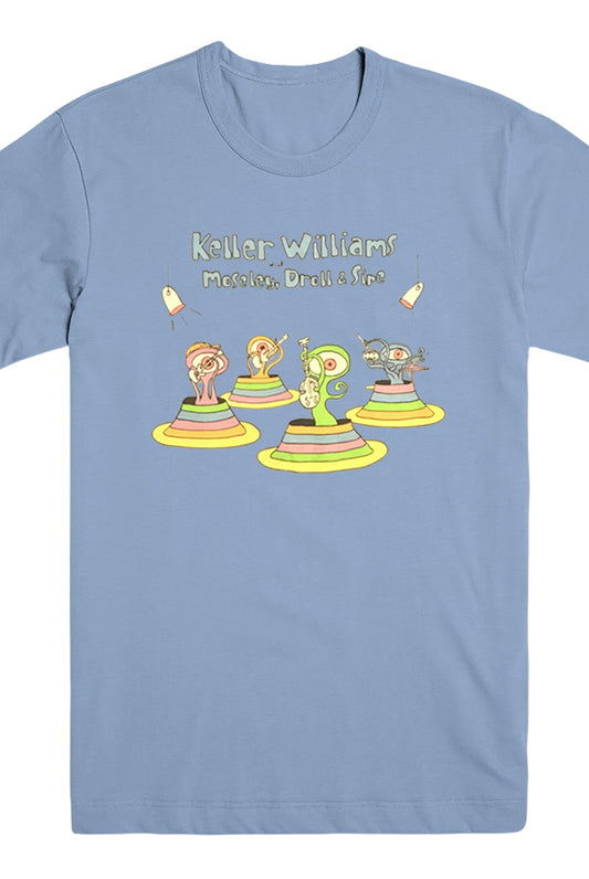 Keller with Moseley, Droll, and Sipe Tee (Blue)