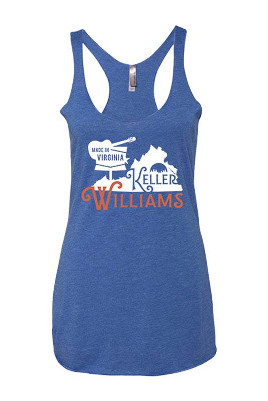 Virginia Ladies Tank (Vintage Royal)